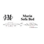 Marin Light Grey Microfiber Sofa Bed-4