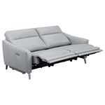 Derek Light Grey Power Reclining Sofa 602501P-4