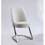 Tami White Upholstered Dining Side Chair