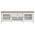 Angela White and Brown 67" TV Stand 708253-4