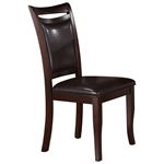 Maeve Dark Cherry Dining Side Chair 2547S by Homelegance