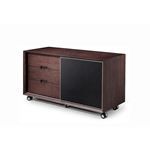 Ezra Modern Brown Oak and Grey Office Desk - 4