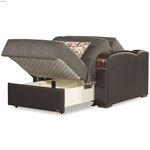 Sleep Plus Grey Chair Bed-2