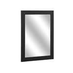 Lorenzi Black Upholstered Rectangle Mirror 2220-2