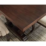 Brockway Cove Antique Java Trestle Dining Table 110311 by Coaster Detail