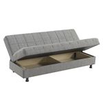 Sasta Grey Convertible Sofa Bed with Storage-2