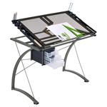Melo 41 inch Drafting Desk With 3-Drawers 80098-4