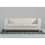 Windsor Modern Tufted Eco-Leather Sofa