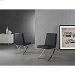 Loft Black Eco - Leather Dining Chair by Casabia-2