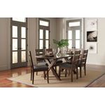 Alston X-Shaped Dining Table 106381 by Coaster in Set