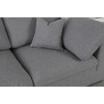 Serene 5pc C Grey Linen Deluxe Cloud Modular Sec-4