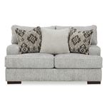 Mercado Pewter Chevron Fabric Loveseat 84604-2