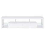 Jude High Gloss White 2 Drawer 71" TV Stan-4