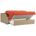 Sleep Plus Orange Loveseat Sleeper-2