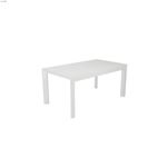 Adara High Gloss White Lacquer Dining Table 4