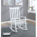 Annie White Wood Rocking Chair 609455-2