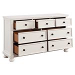 Laurelin White 7 Drawer Dresser 1714W-5-2