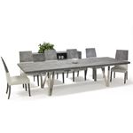 Prato Matte Concrete Dining Table by Sharelle-4