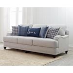 Glenn Light Grey Linen Sofa 511091-4