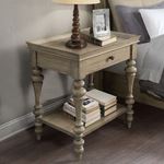 The Corinne 1 Drawer Leg Night Stand Bedside