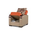 Mobimax Orange Fabric Chair Mobimax Chair - Orange by CasaMode 2