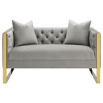 Coaster Eastbrook Grey Tufted Loveseat 509112