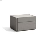 The Porto Premium Left Nightstand in Grey by JM