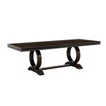 Oratorio Double Pedestal Trestle Dining Table 5562-96 Open