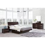 Aurora Wenge Full Storage Bed-4