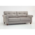 Gloria Queen Size Sofa Sleeper in Grey Fabric by Luonto Furniture