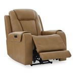 Card Player Cappuccino Faux Leather Power Recli-2