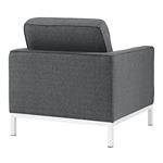 Loft Modern Grey Fabric Tufted Chair EEI-2050-DOR by Modway 4