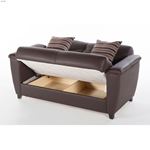 Aspen Loveseat in Santa Glory Dark Brown-2