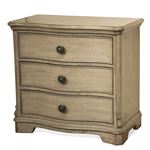 The Corinne 4pc Queen Panel Bedrooom Set nightstand