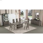 Copenhagen Modern Lacquer Extendable Dining Tabl-2