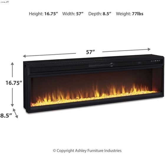 Ashley W100-22 Entertainment Fireplace Insert 3