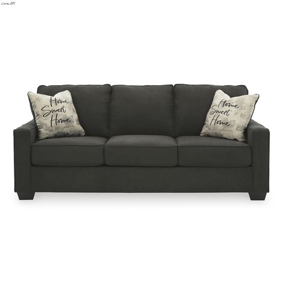 Lucina Charcoal Fabric Sofa 59005-2