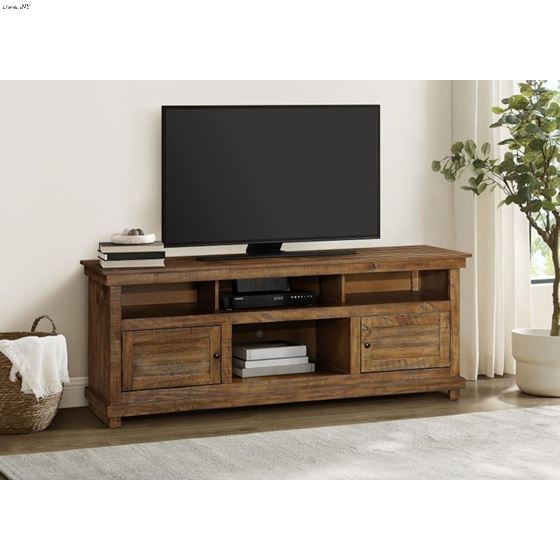 Payne Distressed Brown 70-inch TV Stand Media C-2