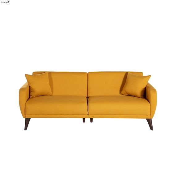 Flexy Zigana Yellow Sofa Bed in a Box-4