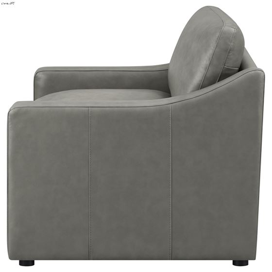 Grayson Grey Leather Chair 506773-4