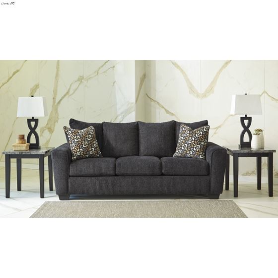 Wixon Slate Grey Fabric Sofa 57002-2