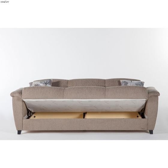 Aspen Sofa Bed in Aristo Light Brown-3