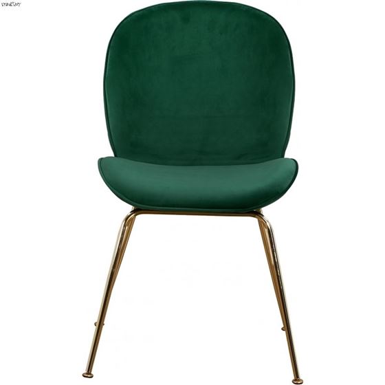 Paris Green Upholstered Velvet Dining Chair - Go-4