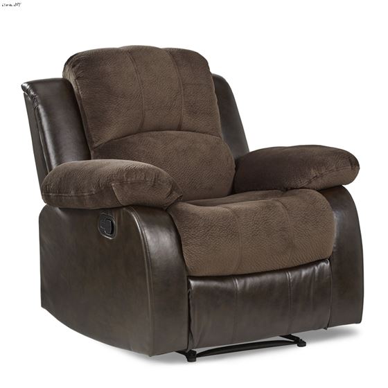 Granley Chocolate Reclining Chair 9700FCP-1 Side