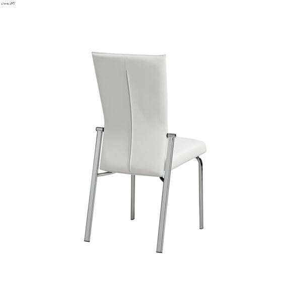 Molly White Dining Side Chair Back