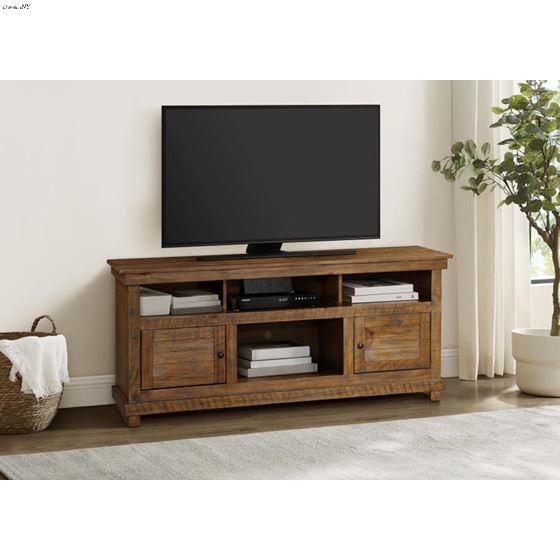 Payne Distressed Brown 60 inch TV Stand Media C-2