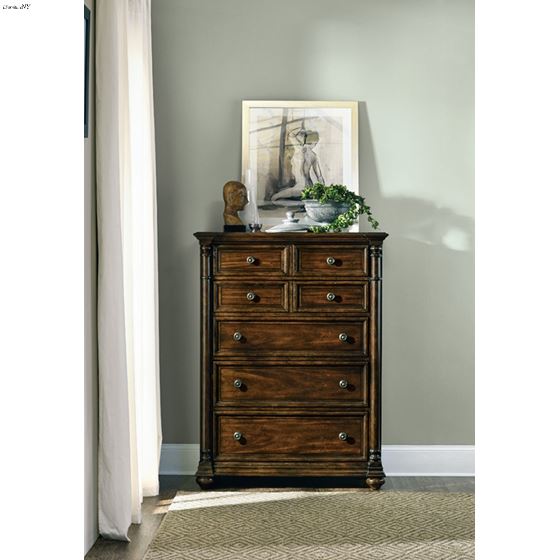 Leesburg Brown 5 Drawer Chest 5381-90010-2