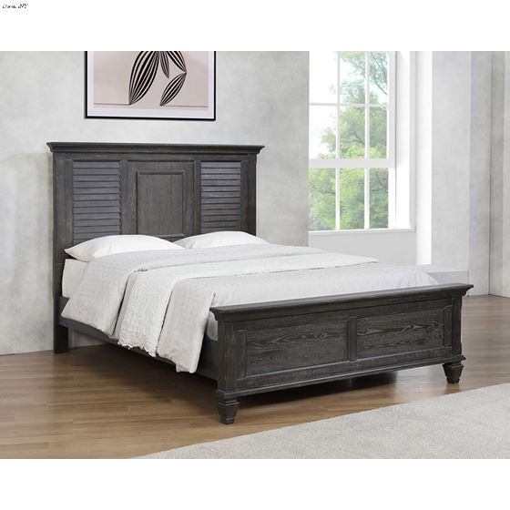 Franco Weathered Sage Queen Panel Bed 205731Q-2