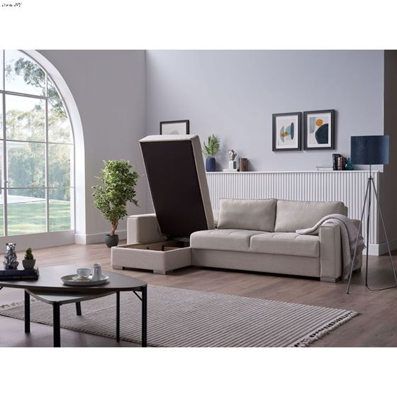 Bellona Cooper Sleeper Sectional Spar Beige 3