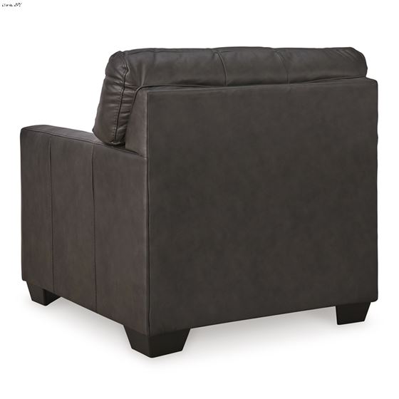 Belziani Storm Leather Tufted Arm Chair 54706-4